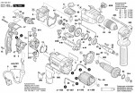 Bosch 3 601 A9C 571 GSB 21-2 RE Percussion Drill 230 V / GB Spare Parts GSB21-2RE